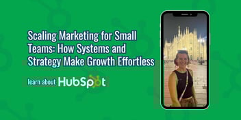 Scaling Marketing for Small Teams: How Systems and Strategy Make Growth Effortless